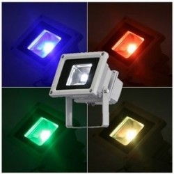 10W RGB  LED bouwlamp  kleur
